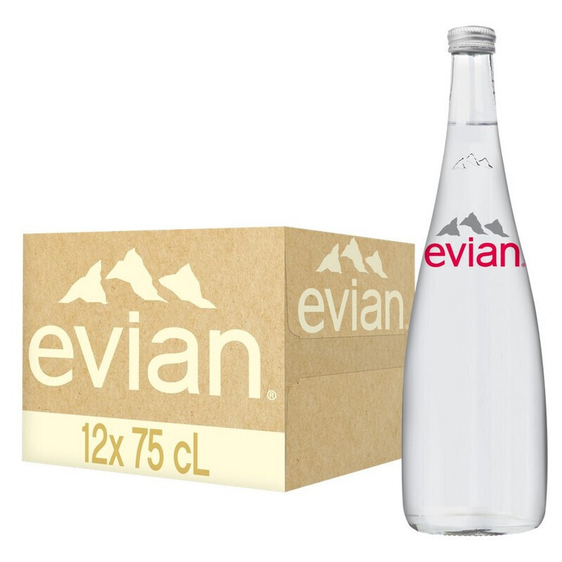 Вода минеральная Evian 0,75 л негаз. ст/бут 12шт/уп #1