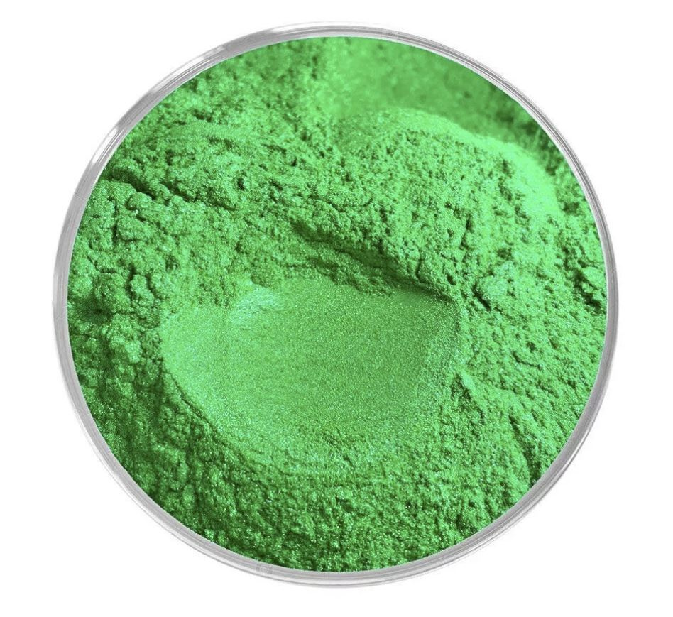 Пигмент перламутровый цвет зеленый - 50 гр. #1