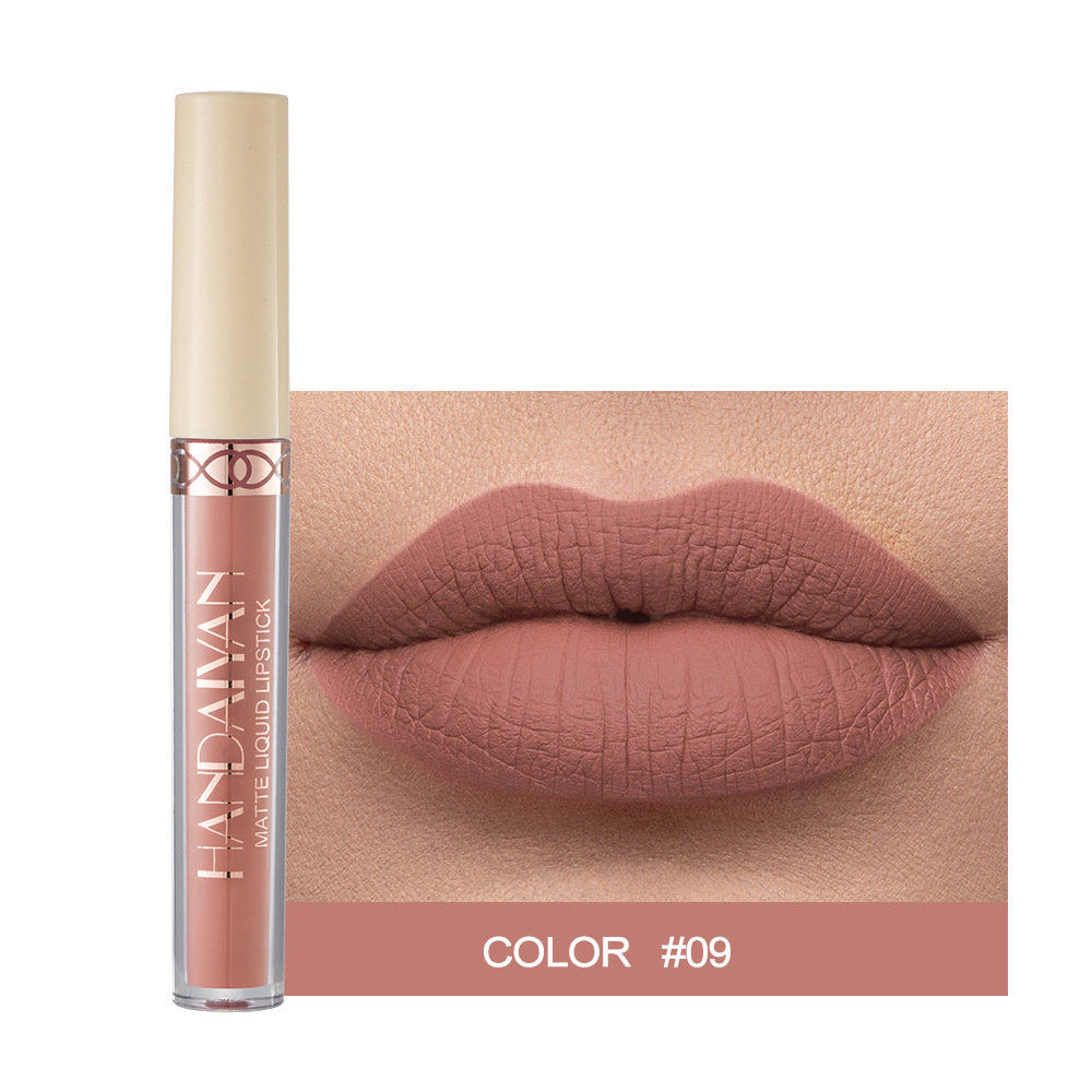 HANDAIYAN Matte Matte Velvet 12 Color Lip Gloss Жидкая губная помада #1