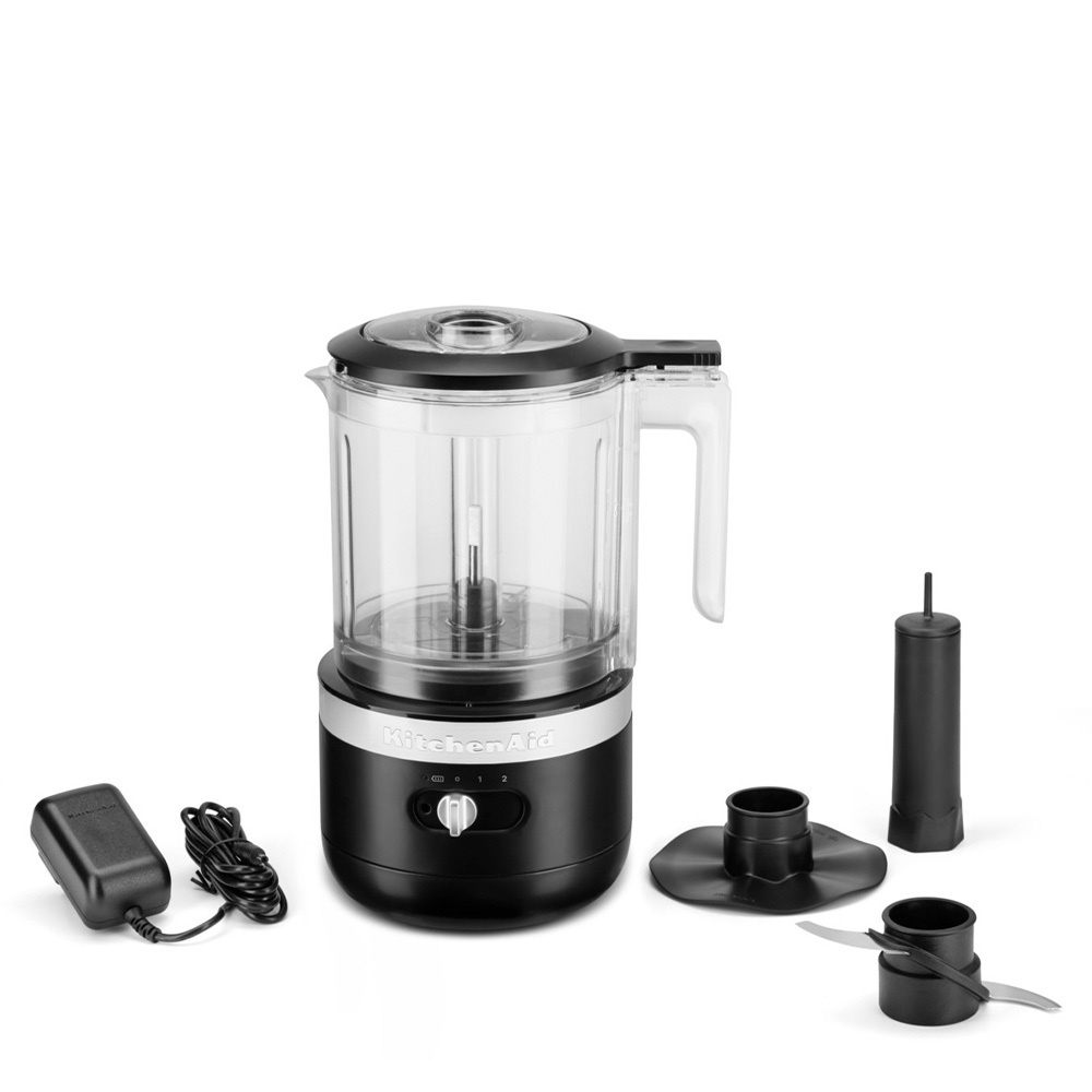 Мини-комбайн кухонный беспроводной KitchenAid 5KFCB519EBM 1,18 л. Черный  #1