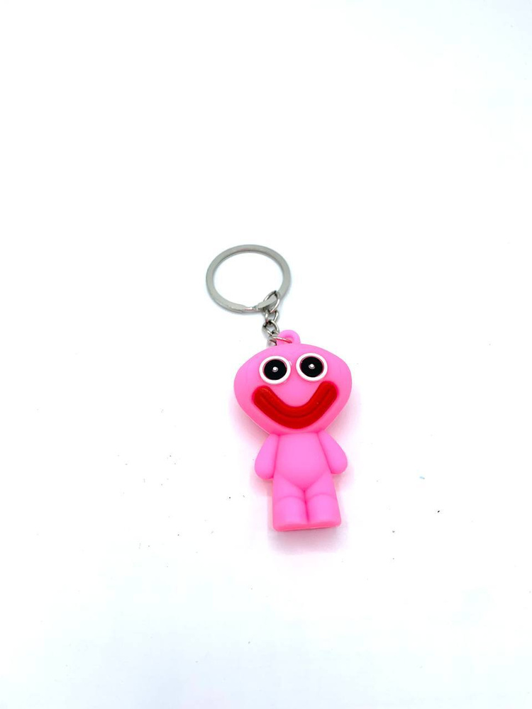 Брелок для ключей сумок рюкзака Huggy Vuggy Хаги Ваги Розовый  #1
