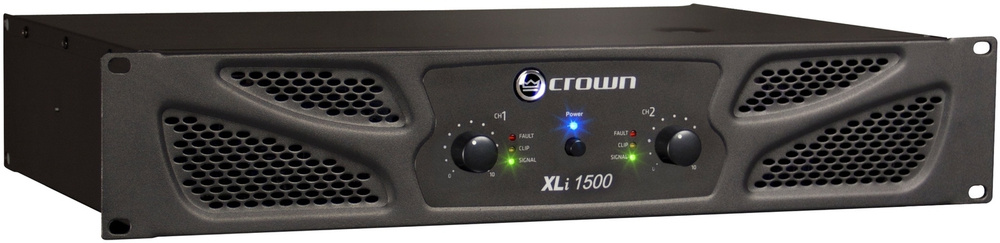 CROWN XLi1500 - двухканальный усилитель мощности, 2х450 Вт/4 Ом, 2х330 Вт/8 Ом , Мост: 900 Вт/8 Ом  #1