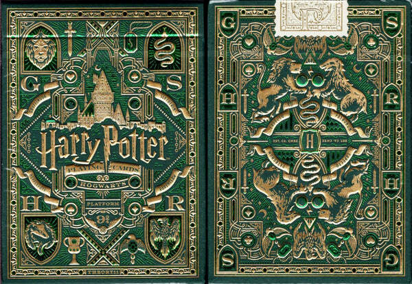 Карты игральные Theory11 Harry Potter Deck - Зеленая (Slytherin) #1