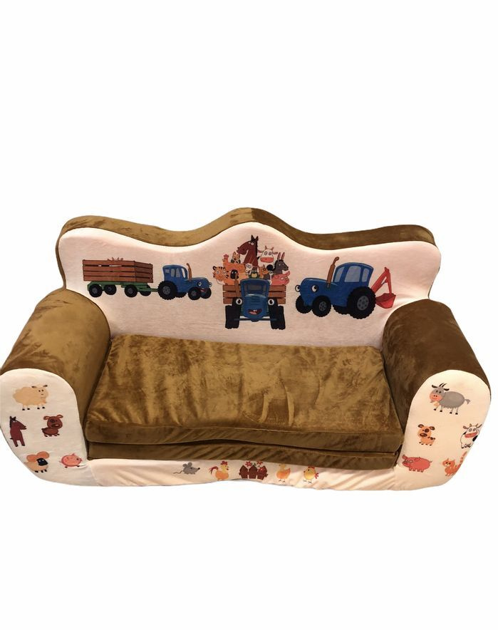 Детский мягкий раскладной диван - кровать   #1