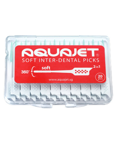 Зубочистки пластиковые мягкие Aquajet IRS-603 20шт. #1