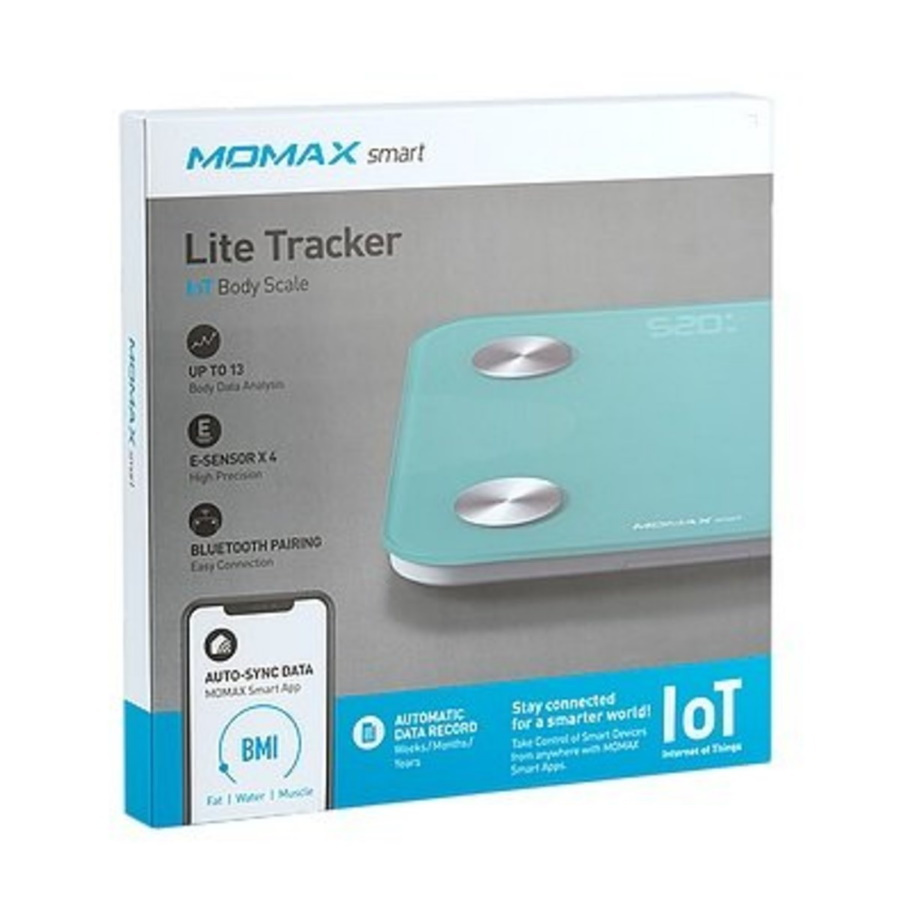 Смарт-весы Momax EW2S Lite Tracker IoT Scale Blue (EW2SB) #1