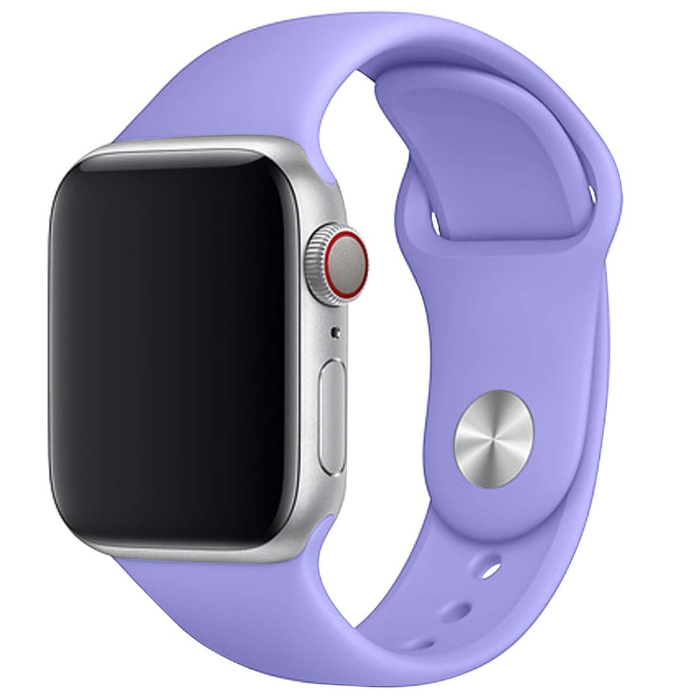 Ремешок для Apple Watch, силиконовый 38/40 мм /Ремешок для смарт часов (сиреневый)  #1