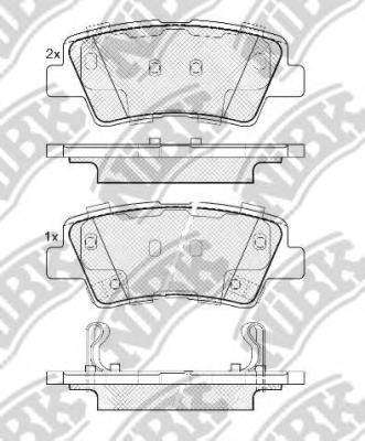 Колодки тормозные NiBK PN0538 - купить по низким ценам в интернет ...