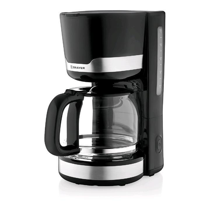 Кофеварка BRAYER BR1120, капельная, 1000 Вт, 1.5 л, поддержание температуры, чёрная  #1