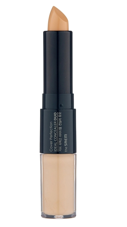 The Saem, cover p duo Консилер 1.5 cover perfection ideal concealer duo1.5 natural beige #1