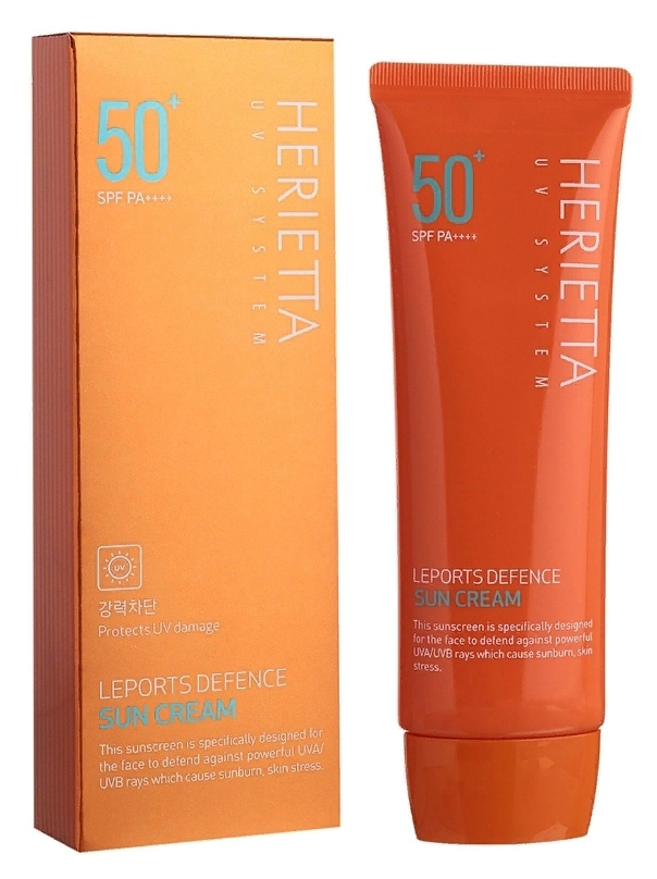 WELCOS Kwailnara Солнцезащитный крем Herietta Leports Defence Sun Cream SPF50 + PA +++, 70г  #1