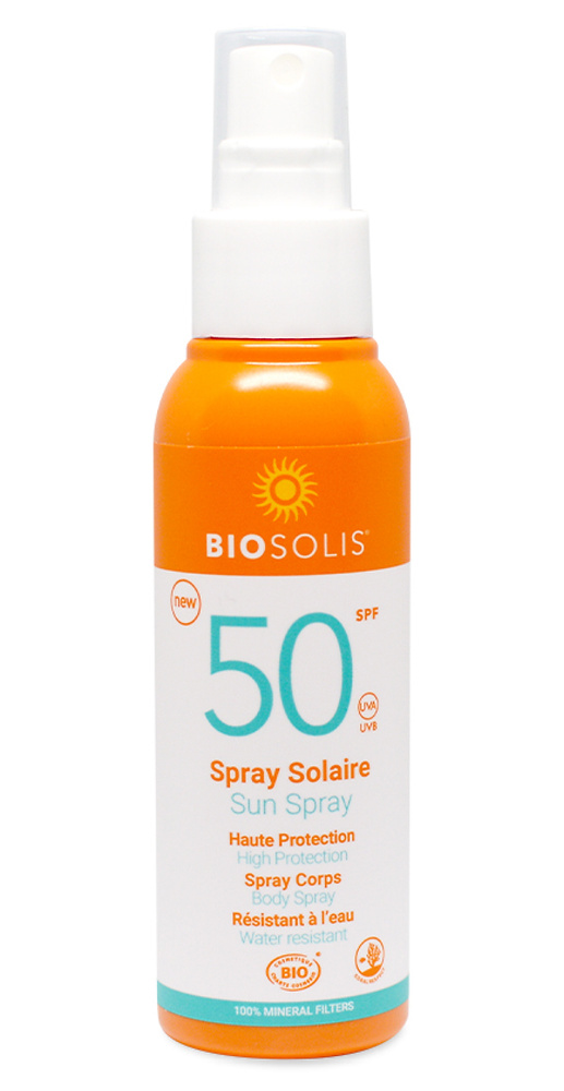 BioSolis Натуральный солнцезащитный спрей SPF 50 100 мл #1