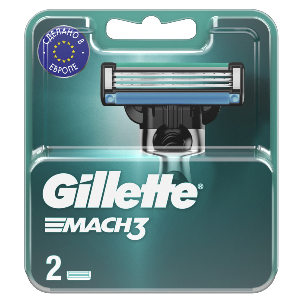 Gillette Mach3 Сменные кассеты для мужской бритвы, с 3 лезвиями, прочнее, чем сталь, для точного бритья, #1