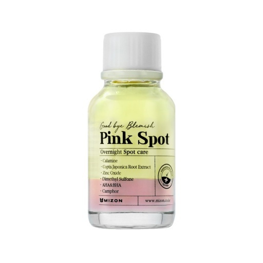 MIZON Эффективное ночное средство для борьбы с акне и воспалениями кожи Good bye Blemish Pink Spot, 19мл #1