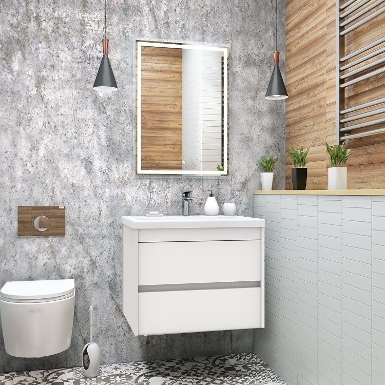 Мебель для ванной Art&Max Family 75, подвесная, Bianco Lucido #1