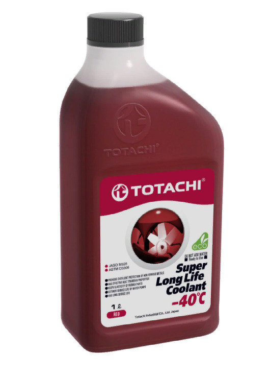 Жидкость охлаждающая низкозамерзающая TOTACHI SUPER LONG LIFE COOLANT Red -40C 1л  #1