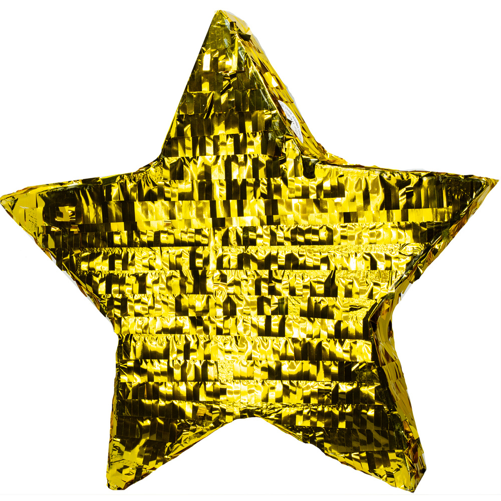 Пиньята Звезда Золото Весёлая Затея #1