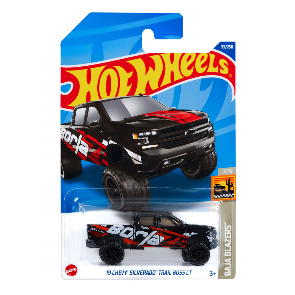 HCT49 Машинка металлическая игрушка Hot Wheels коллекционная модель 19 CHEVY SILVERADO TRAIL BOSS LT #1