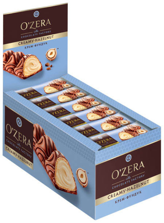 OZera, батончик Creamy-Hazelnut,24 шт по 23 г #1