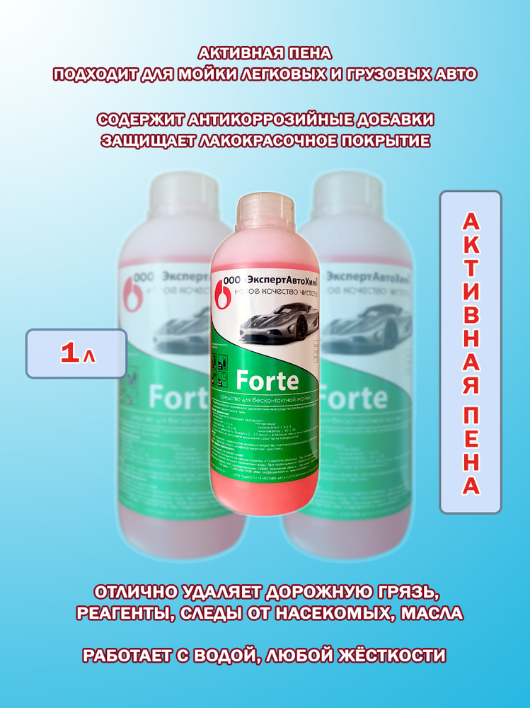 ЭкспертАвтоХим Автошампунь Forte 1 л #1