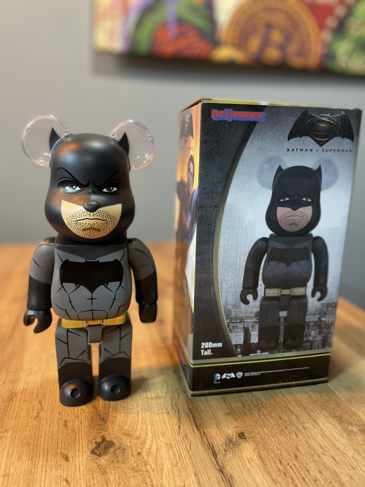 Подарок для Интерьера интерактивная Игрушка BearBrick Kaws 28см  #1