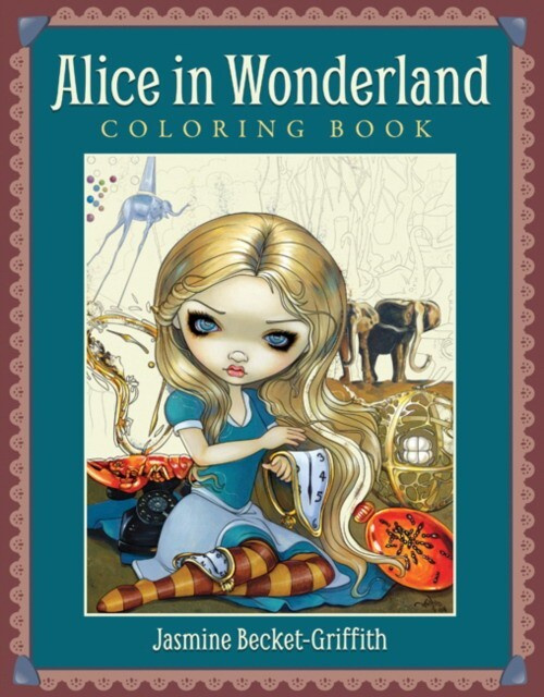 Alice in wonderland coloring book | Becket-Griffith Jasmine #1