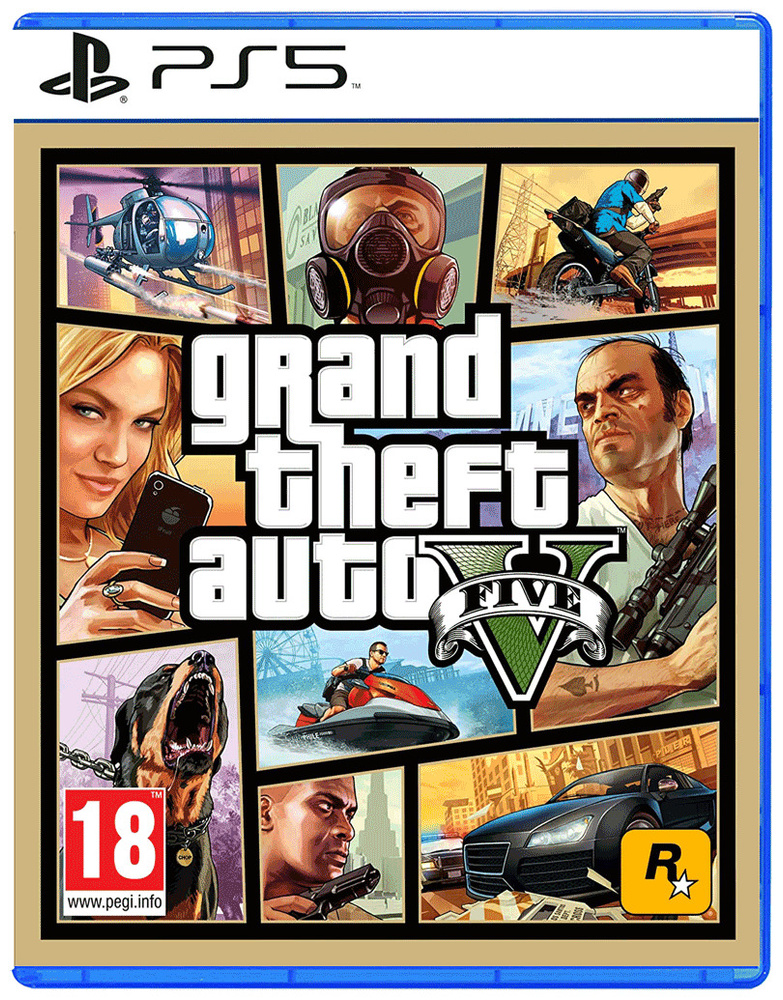 Игра Grand Theft Auto 5 (GTA V) (PlayStation 5, Русские субтитры) #1