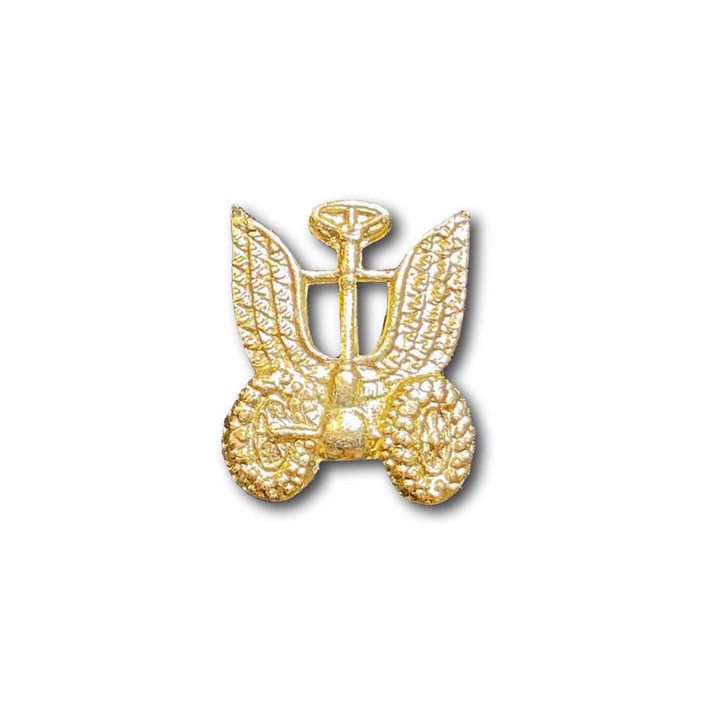 Эмблема ( Знак ) Петличная ( Петлица ) Автомобильных Войск СССР ( обр. 1969 г. ) Золотая  #1