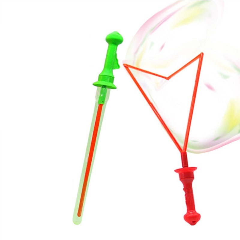 Мыльные пузыри меч, зелёный 46 см. Жидкость для мыльных пузырей. Игрушка для детей. Большие пузыри  #1