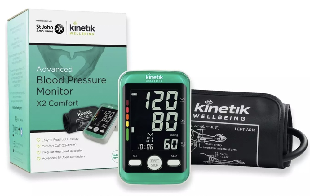 Измеритель артериального давления Kinetik Wellbeing X2 Comfort #1