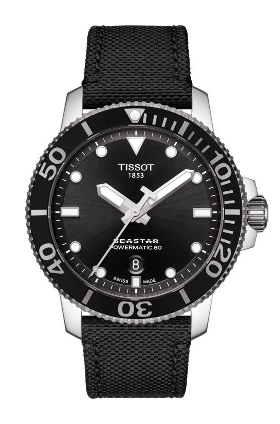 Швейцарские механические часы с автопозаводом Tissot Seastar 1000 Powermatic 80 T120.407.17.051.00 на #1