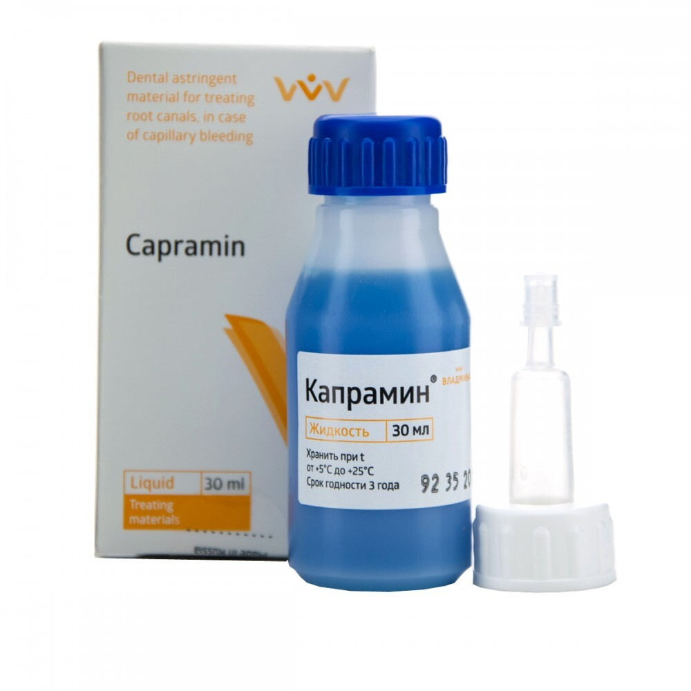 ВладМиВа Капрамин Кровоостанавливающая антибактериальная гемостатическая жидкость 30мл  #1