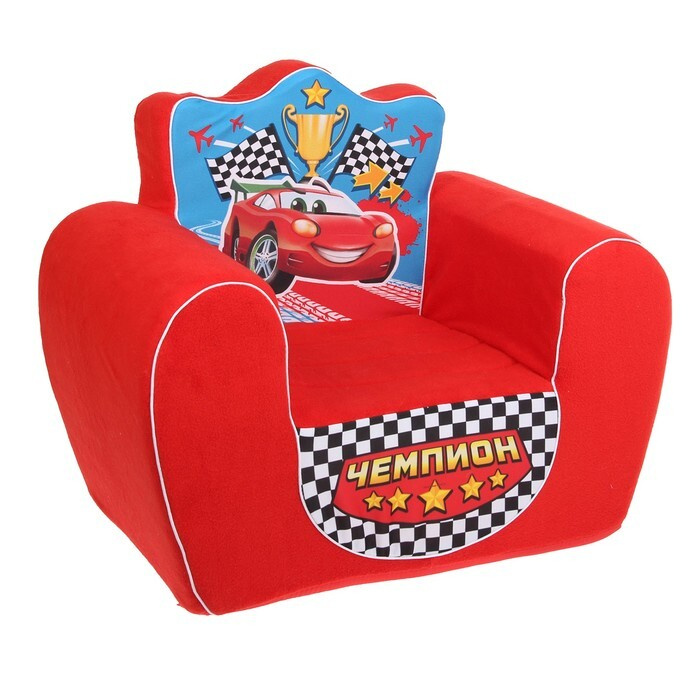 Мягкая игрушка-кресло Чемпион , цвет красный #1