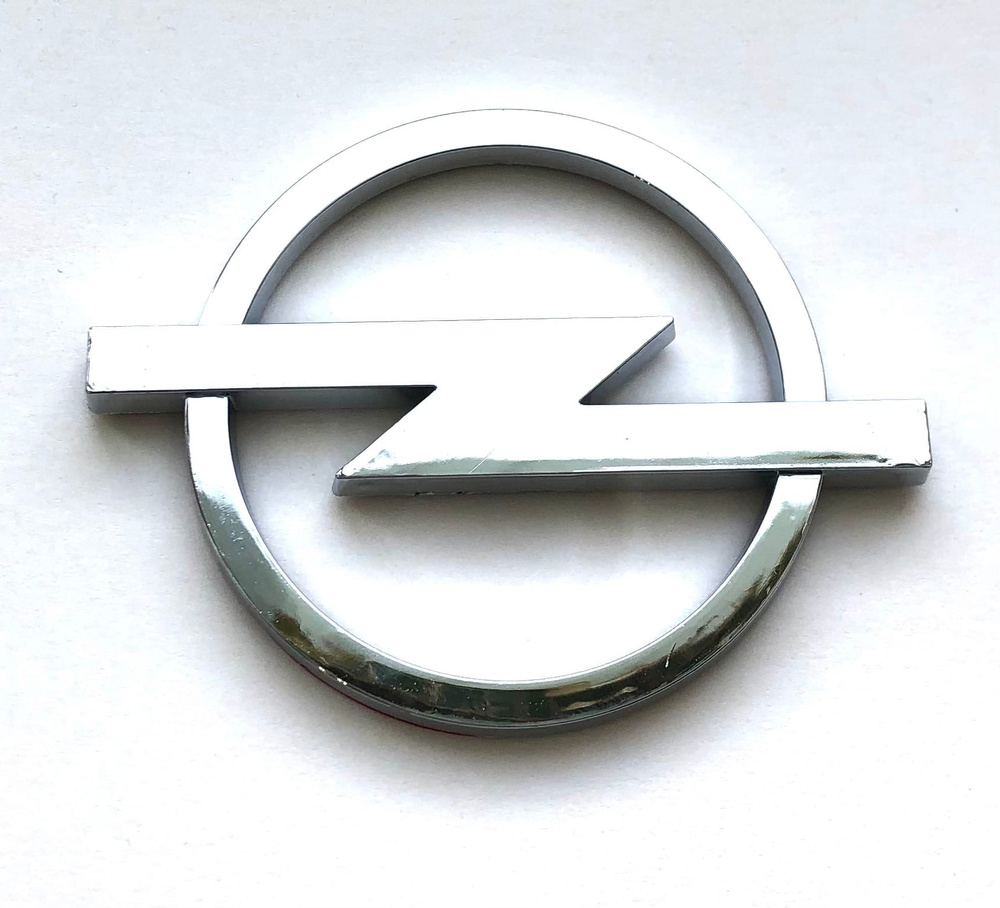 Эмблема решетки радиатора и крышки багажника (хром 9,2 см на 7 см) на автомобиль Opel, Опель  #1