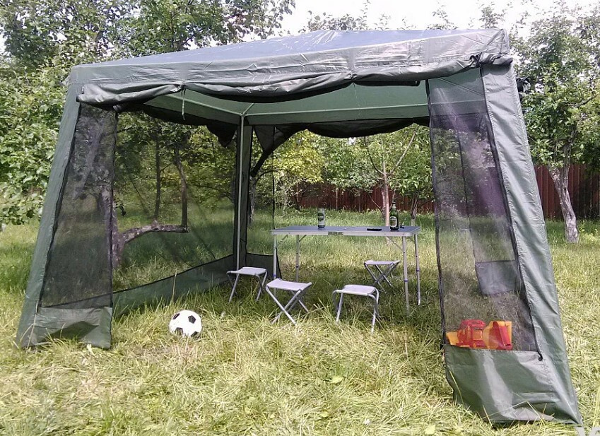 Беседка/шатёр/тент/палатка LANYU 1628 D туристическая с москитными сетками для дачи, кемпинга и туризма, #1