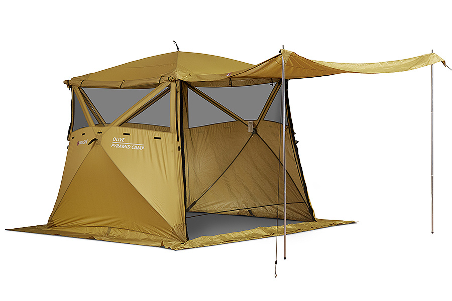 Кухня-шатер HIGASHI Pyramid Camp Olive/ летняя, туристическая палатка  #1