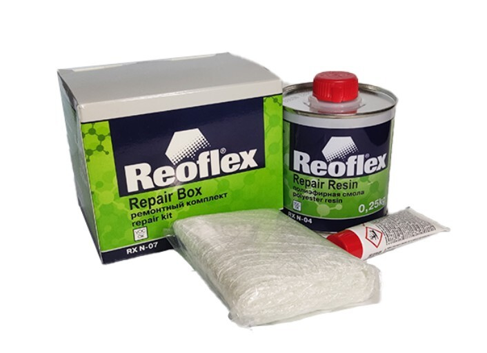 Ремонтный комплект REOFLEX Repair BOX (смола+стекломат+отвердитель) RX N-07/50  #1