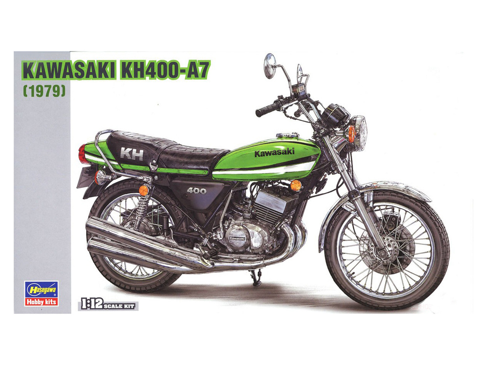 Hasegawa Мотоцикл Kawasaki KH400-A7 (1:12) Модель для сборки #1