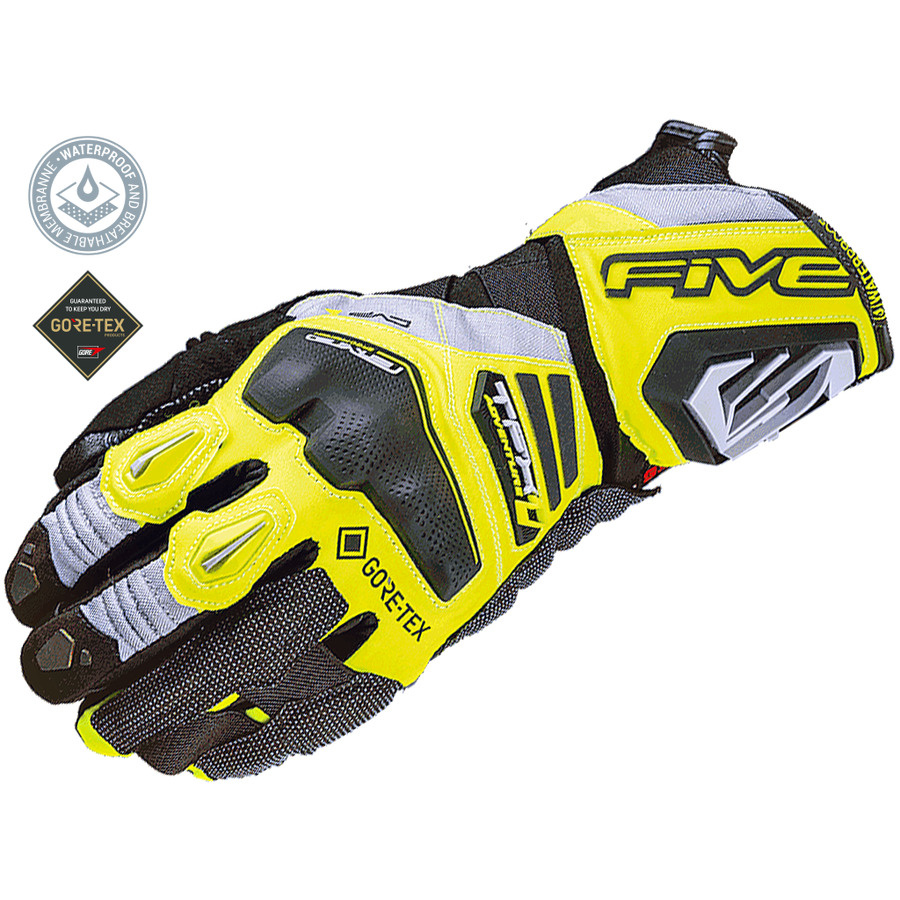 FIVE Перчатки TFX1 GTX fluoyellow/gray XL #1