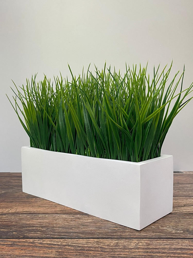 Искусственная трава в горшке - особенности выбора: высокая зеленая трава для декора, декоративные растения на стене в интерьере (86 фото) | Название сайта