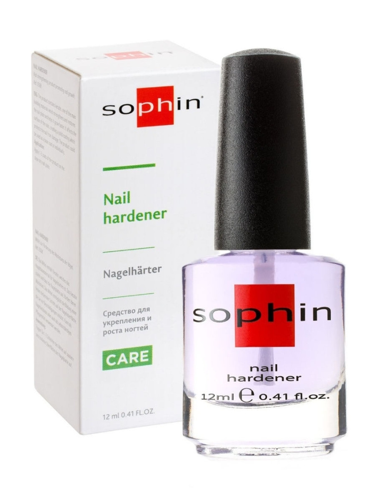 Sophin Средство для лечения и укрепления ногтей с кератином 12мл  #1
