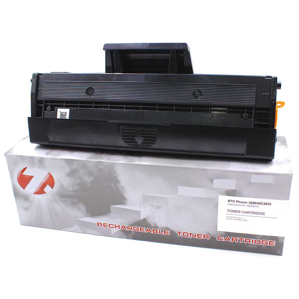 Тонер-картридж 7Q 106R02773 для Xerox Phaser 3020, WC 3025 (Чёрный, 1500 стр.), новая версия чипа  #1