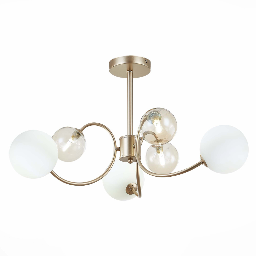 Светильник потолочный EVOLUCE цвет белый, янтарный коллекция FORMAE в стиле Modern цоколь G9 ламп 6х5W, #1