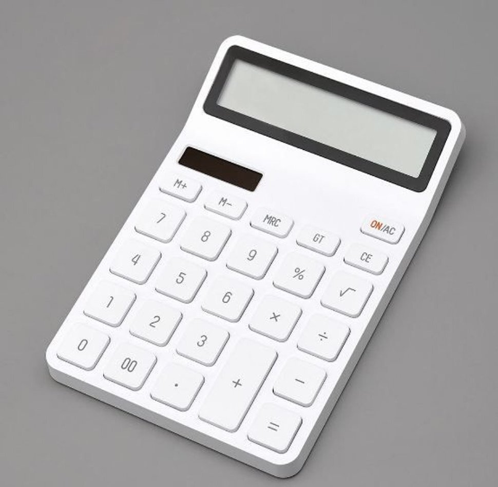 Калькулятор Xiaomi Kaco Lemo Desk Electronic Calculator, белый #1