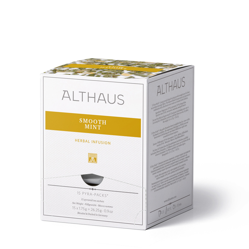 Чайный напиток  Althaus Smooth Mint 1,75гр.,коробка 15 пак. #1