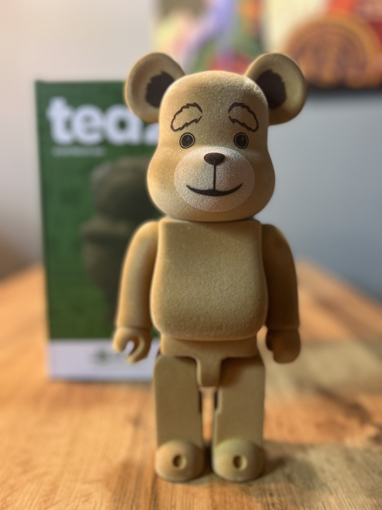 Подарок для Интерьера интерактивная Игрушка BearBrick Kaws 28см  #1