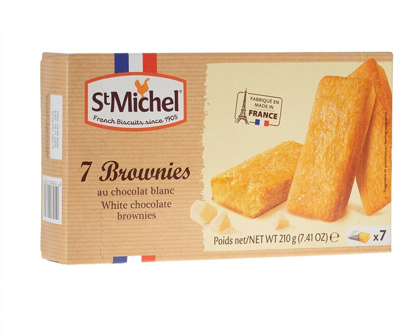 Пирожное St Michel Брауни с белым шоколадом 210г Франция #1