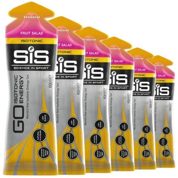 Энергетический гель SCIENCE IN SPORT (SiS) GO Isotonic Energy Gels 6 x 60 мл, Фруктовый салат  #1