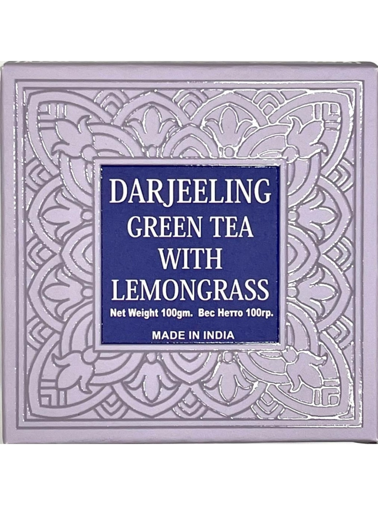 Чай Bharat Bazaar Дарджилинг зеленый с лемонграссом (Darjeeling green tea with Lemongrass), 100 г  #1