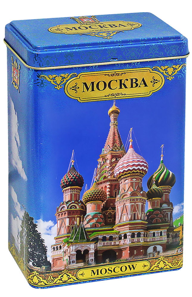 Чай черный подарочный "Москва, Собор Василия Блаженного", 75 гр. ИЗБРАННОЕ ИЗ МОРЯ ЧАЯ, Шри-Ланка/ сувенир #1